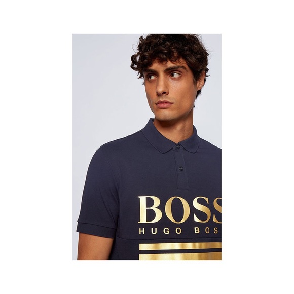 NWOT’s Hugo Boss Polo Shirt Regular Fit Men’s Size Large - Picture 5 of 12